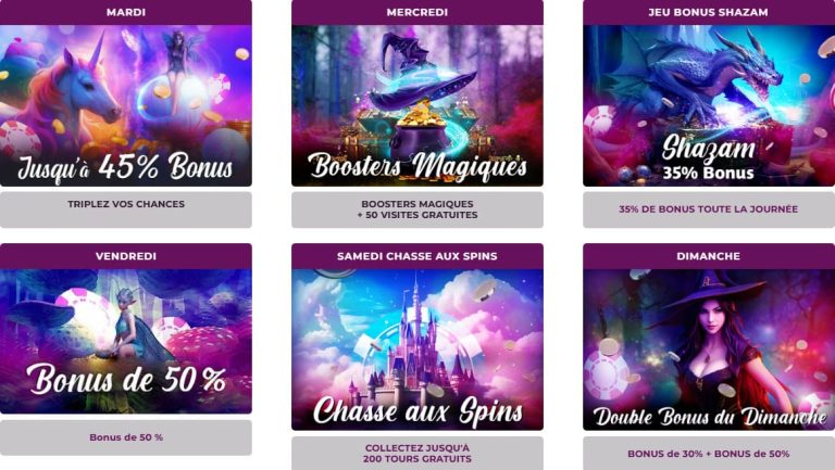 Magical Spin Casino bonus